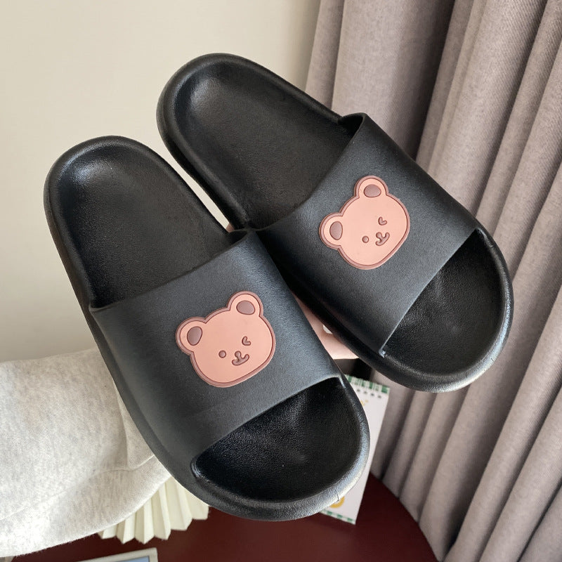 Pretty Indoor Outdoor Platform Thick-soled Cartoon Sandals