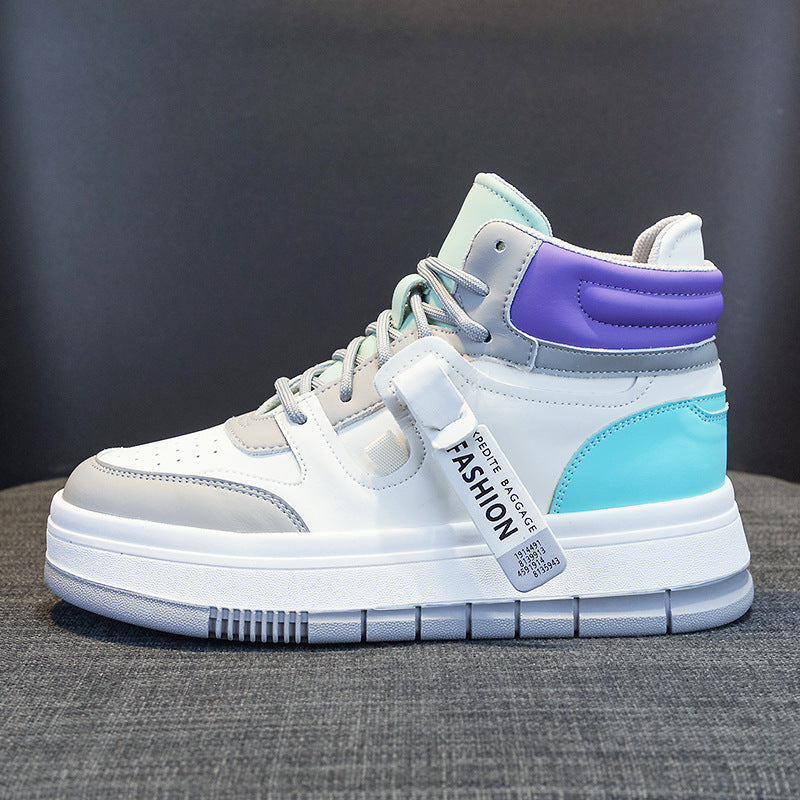 Durable Classic Women's Korean Flat White Sneakers