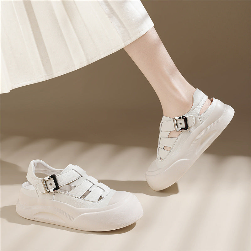 Women's With Feeling Closed Toe Summer Outer Wear Board Sandals