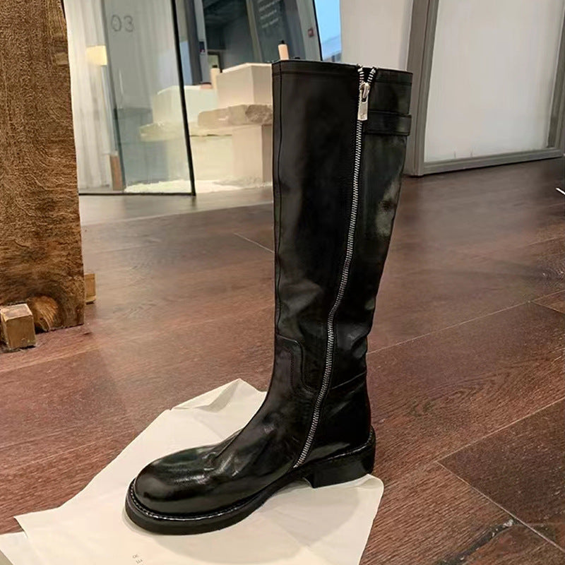 Inside Outside Full Horse Thick Bottom Boots