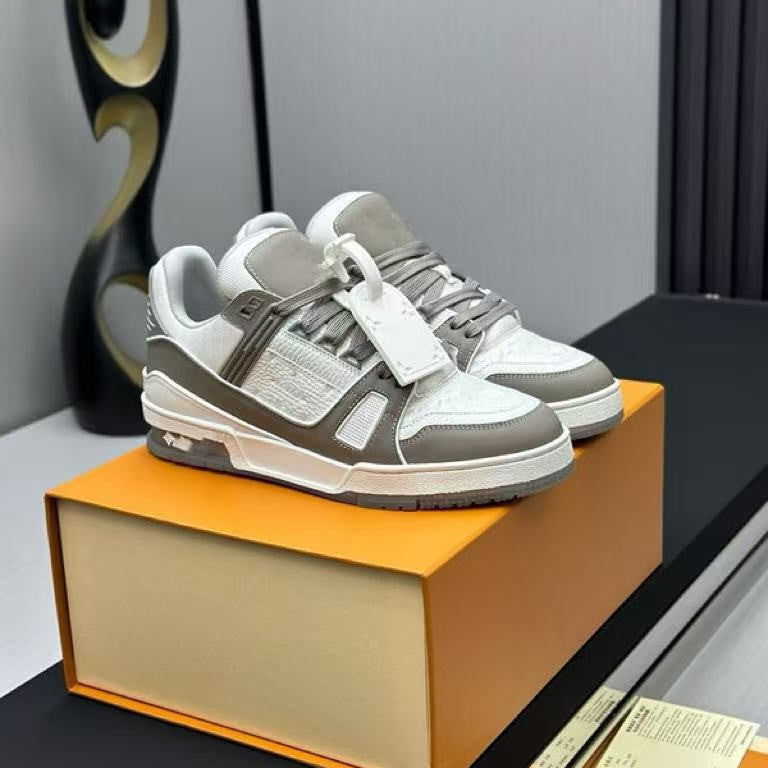 Women's & Men's Printed Light Luxury Rubber Outsole Couple Sneakers