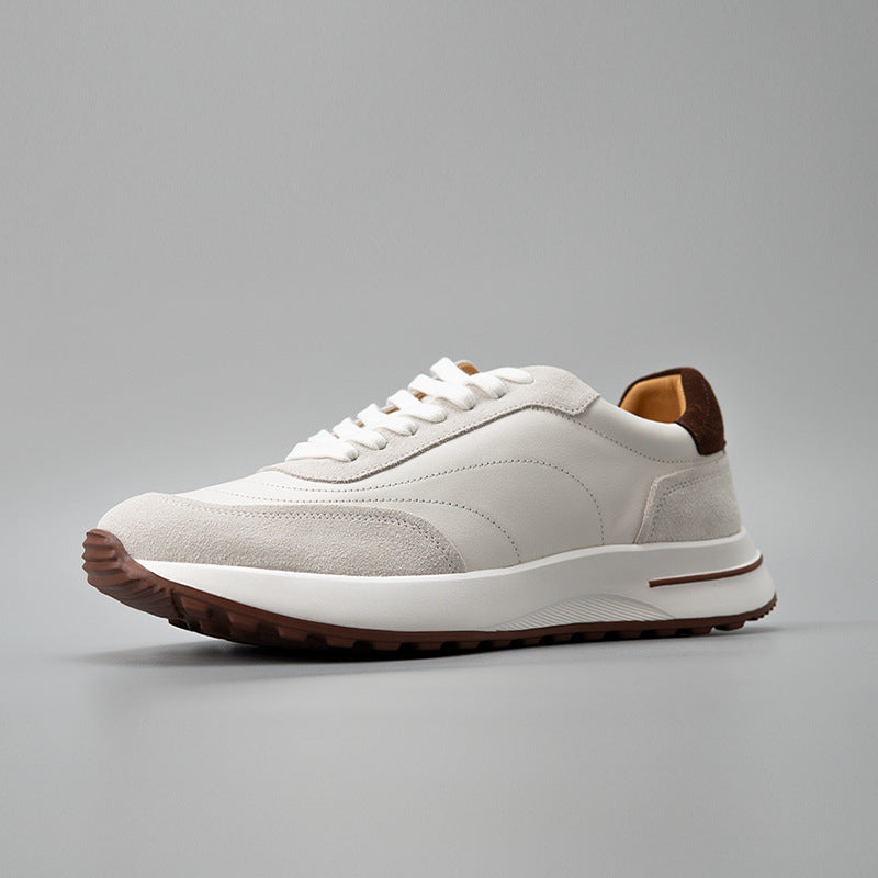 Men's Minimalist Lightweight Business Sports Versatile Fashionable Men's Casual Leather Shoes