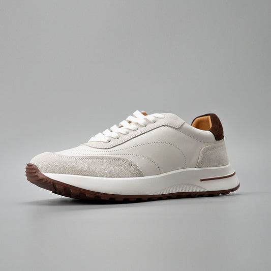 Men's Minimalist Lightweight Business Sports Versatile Fashionable Men's Casual Leather Shoes