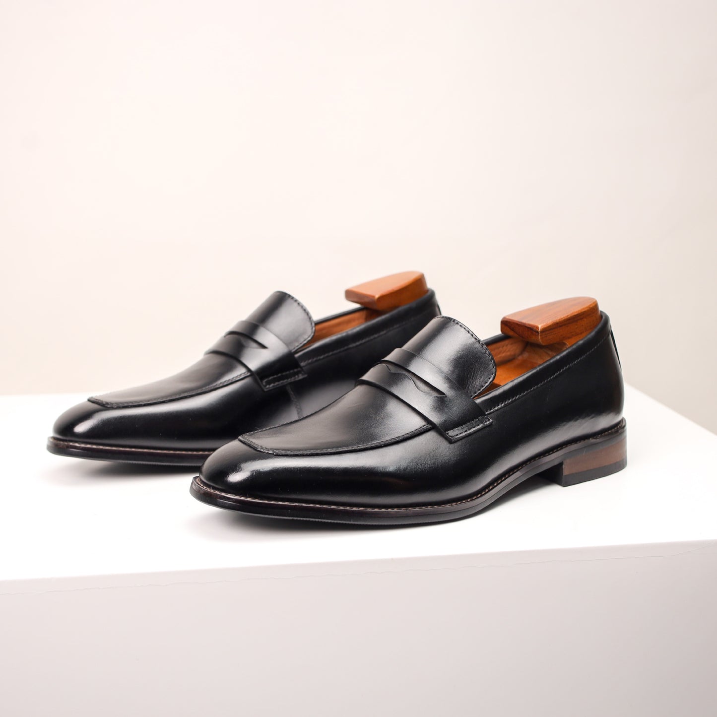 Men's Handmade Business First Layer Cowhide Lazy Slip-on Loafers/doug Shoes