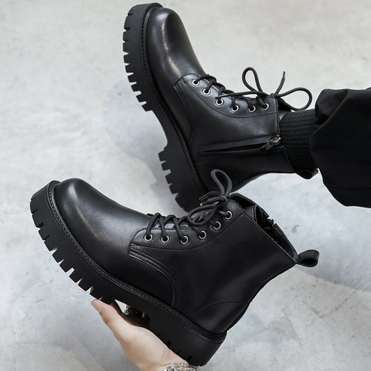 Men's Martin Winter Fleece-lined Height Increased British Boots