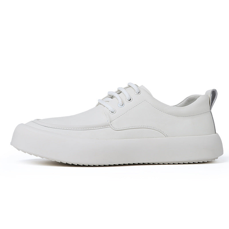 Men's Business Soft Bottom Breathable Round Head Leather Shoes