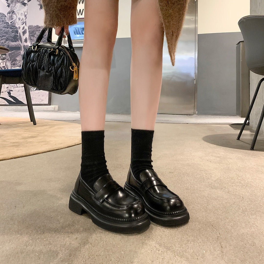 Women's Style Retro Rub Colored Thick Bottom Casual Shoes
