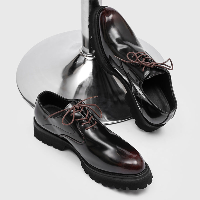Men's Leisure Commute Interview High-grade Wedding Bridegroom Men's Business Leather Shoes