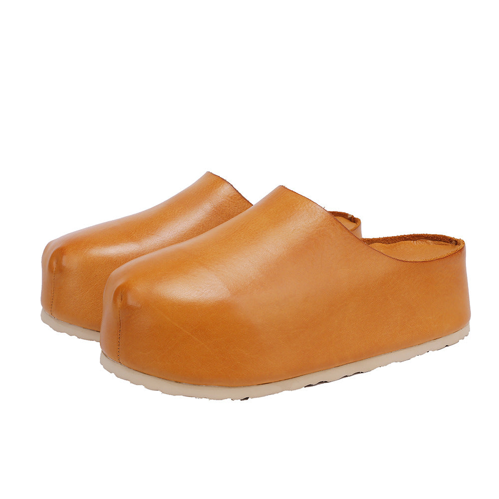 Women's First Layer Cowhide Breathable Simple Outer Sandals