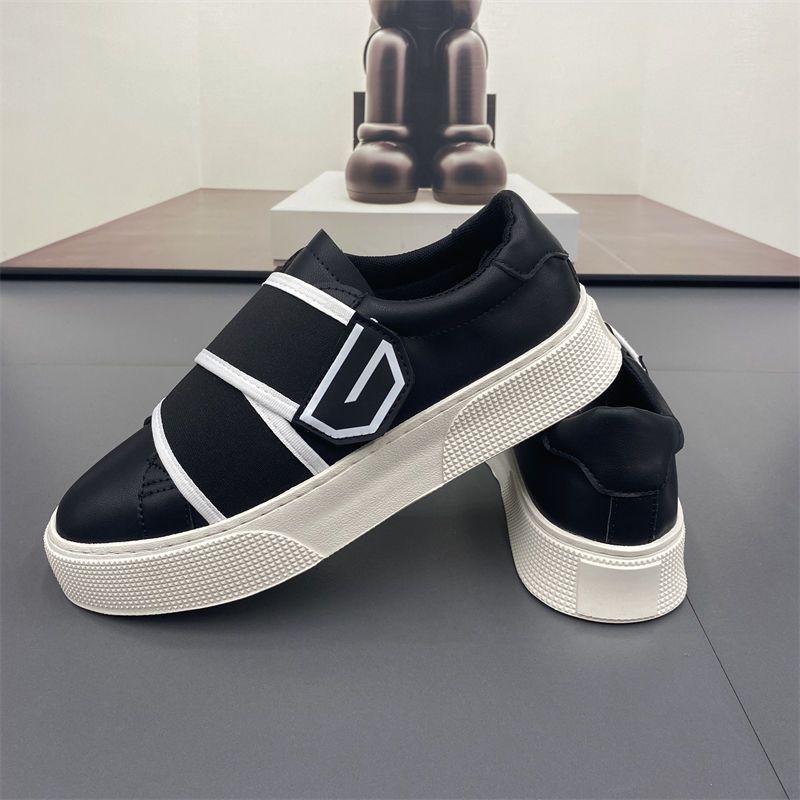 Men's Breathable Versatile Platform Slip-on Magic Stick Sneakers