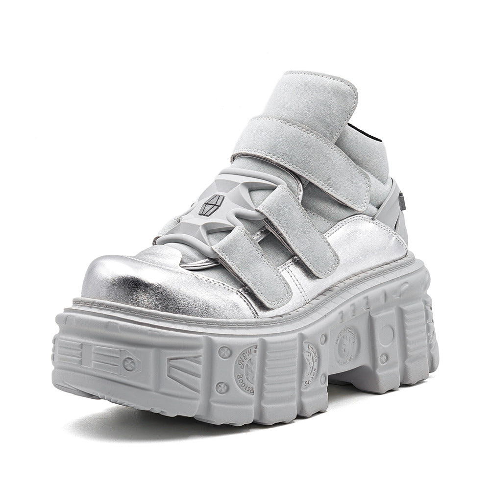 Women's & Men's Platform Punk Dad Height Increasing Muffin Tank Men's Shoes