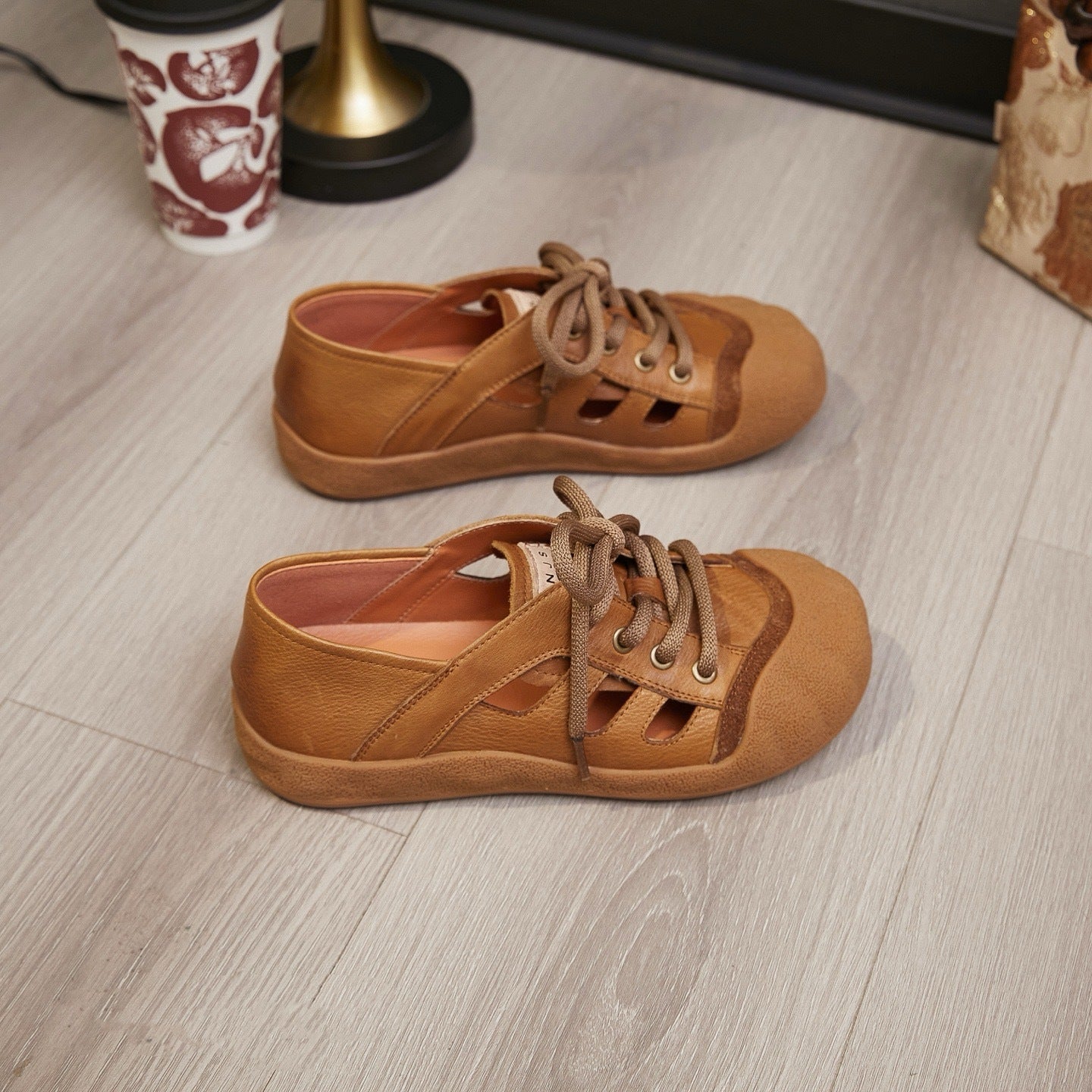 Women's Summer First Layer Cowhide Trendy Pumps Women's Casual Shoes