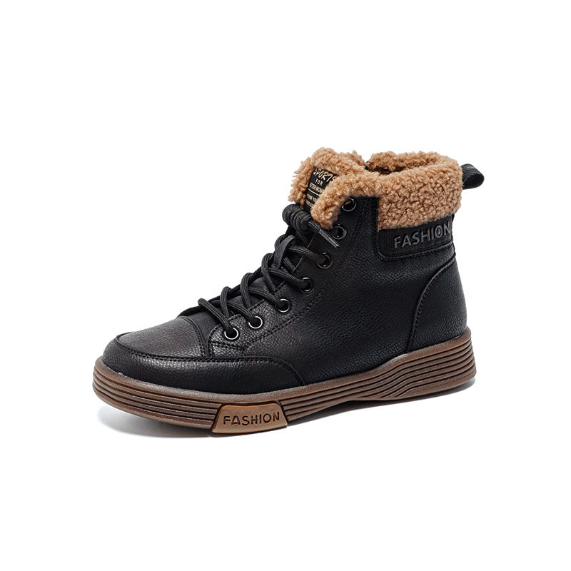 Women's Fleece Lined For Warm Lining Tendon Soft Bottom Joker Women's Snow Boots