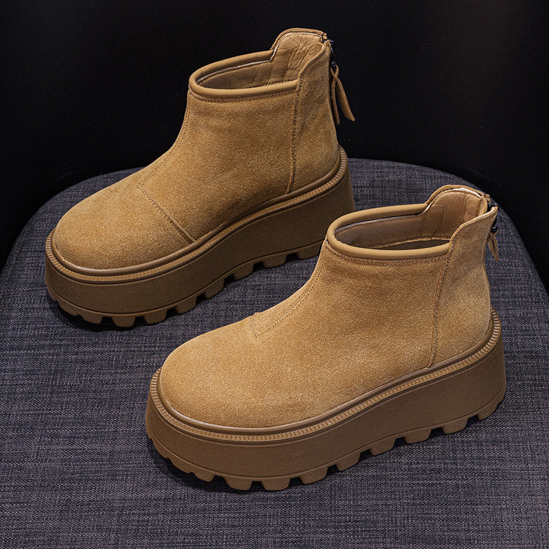 Women's Goods Fashion Low Top Thick Bottom Boots