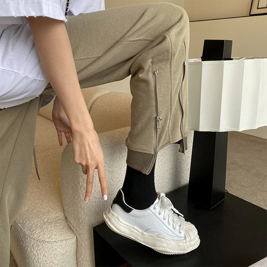Women's Shell Toe Dissoed Spring White Flat Sneakers