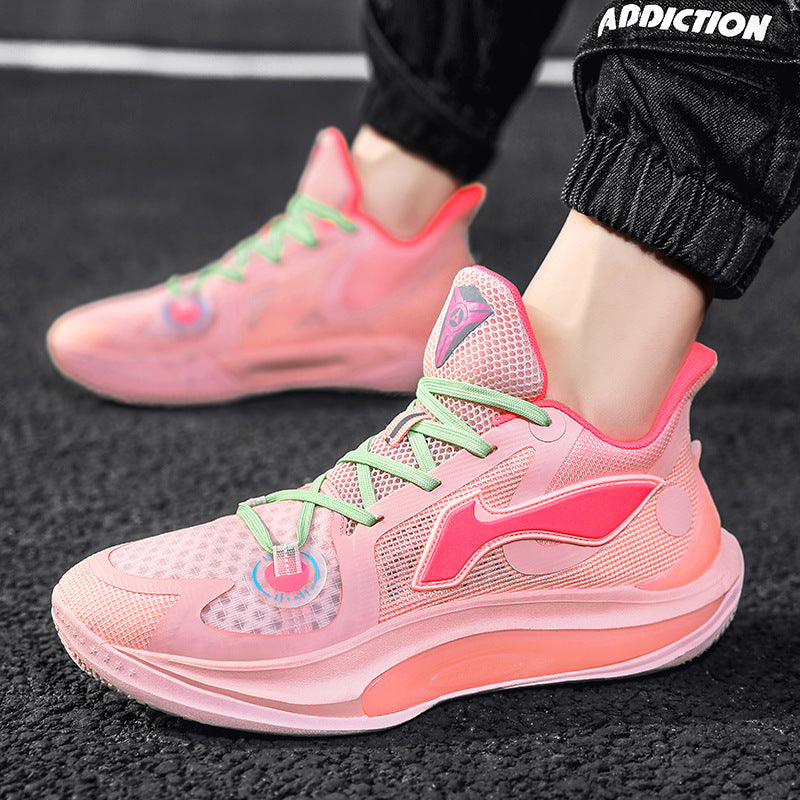 Women's & Men's Basketball Mesh Combat Lightweight Outdoor Sneakers