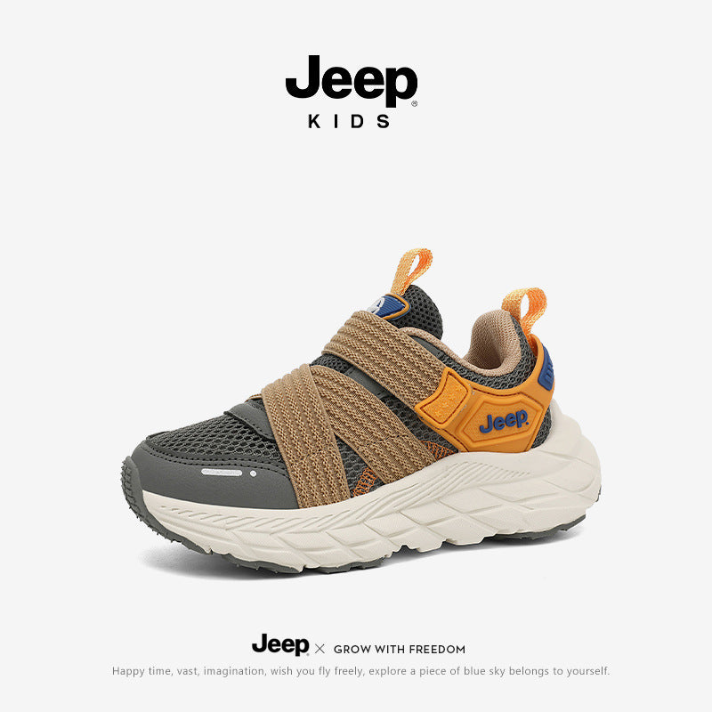 Children's Summer Convenient Velcro Lightweight Soft Sole Children's Sports Shoes