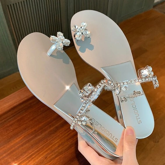 Women's Grape Mom Summer Wedge Fashion Simple Slippers