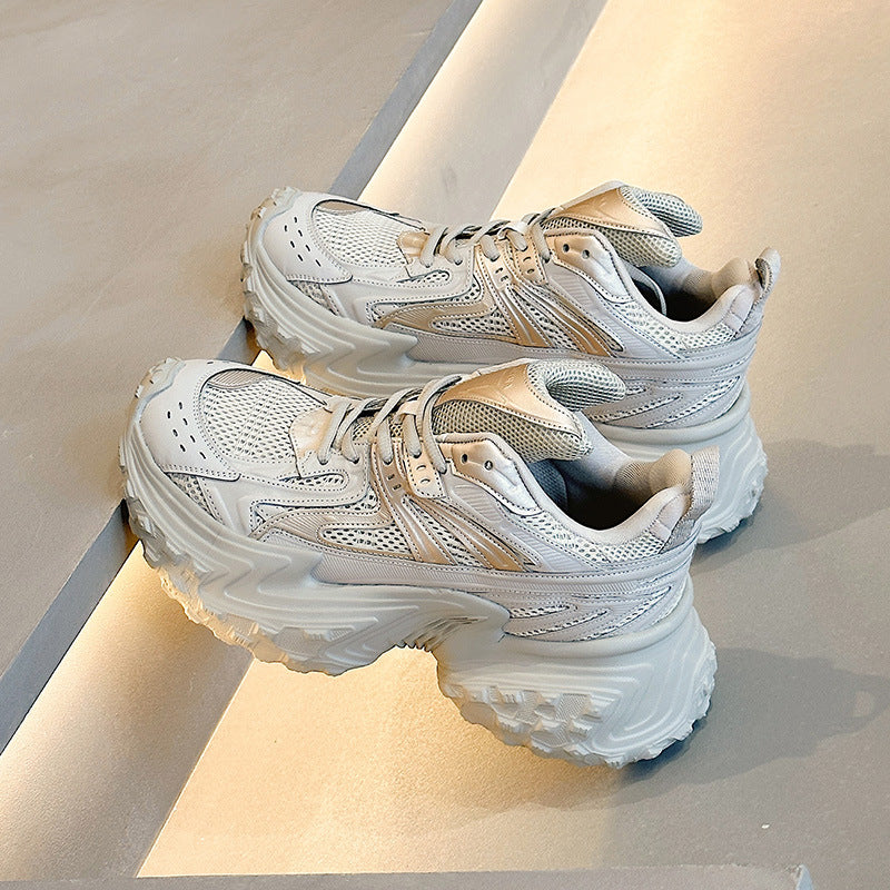 Women's Innovative Breathable Clunky Versatile Lovers Sneakers