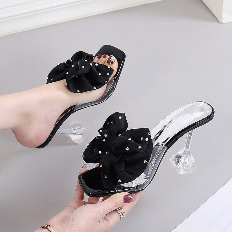 Women's Small Diamond Summer Korean Style Fairy Heels