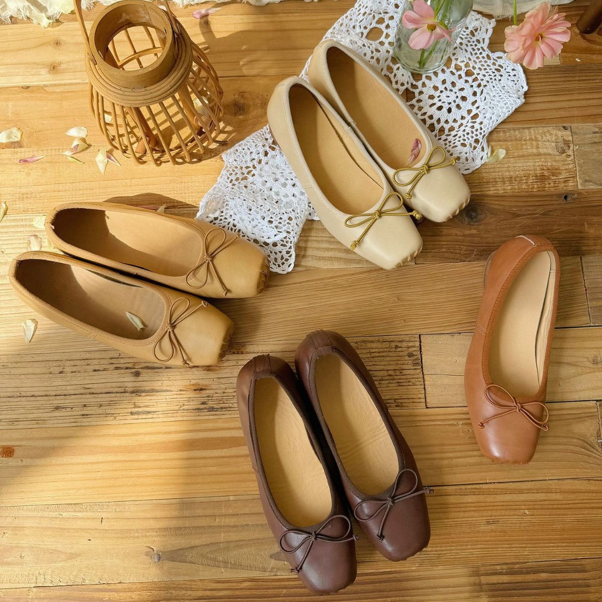 Women's Retro Ballet High-heeled Pumps Shallow Mouth Women's Fashion Shoes