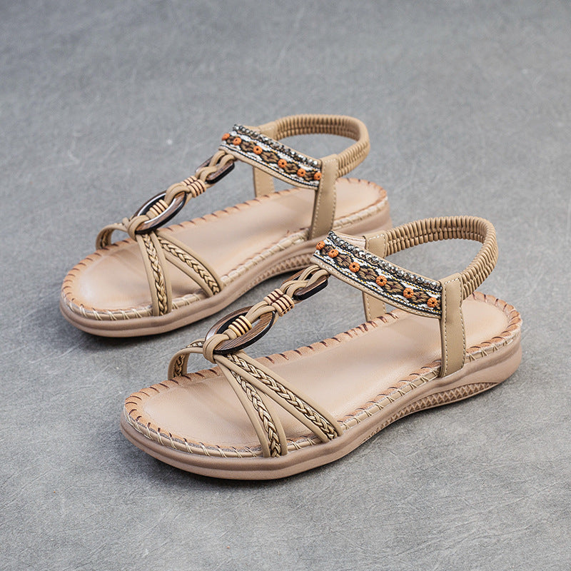 Women's Bohemian National Style Holiday Fashion Trendy Sandals