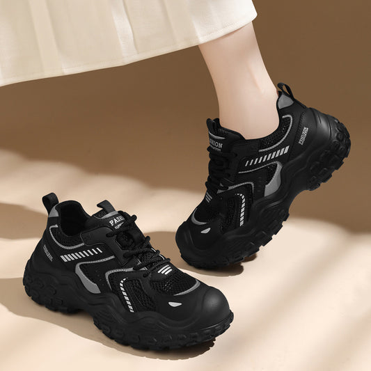 Women's Lightweight Comfortable Mesh Surface Flat Running Casual Shoes