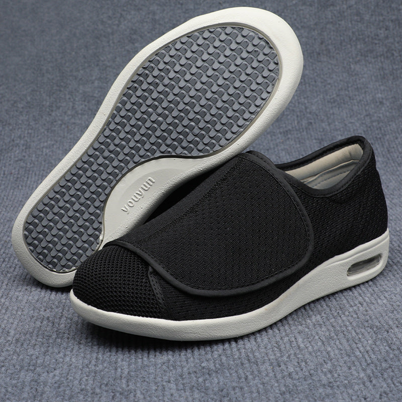 Women's & Men's Daily Walking Breathable Swollen Feet Width Middle-aged Mother Shoes