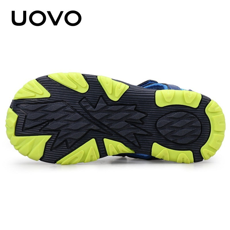 Children's Boys Closed Toe Korean Style Soft Bottom Kid's Sandals