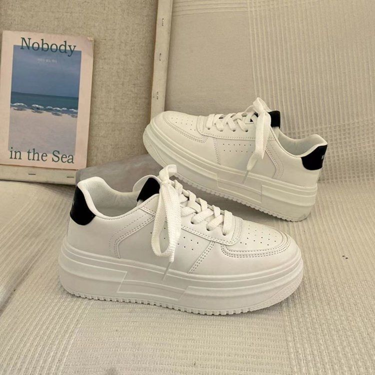 Women's Platform White Comfortable Summer Single-layer Tide Casual Shoes