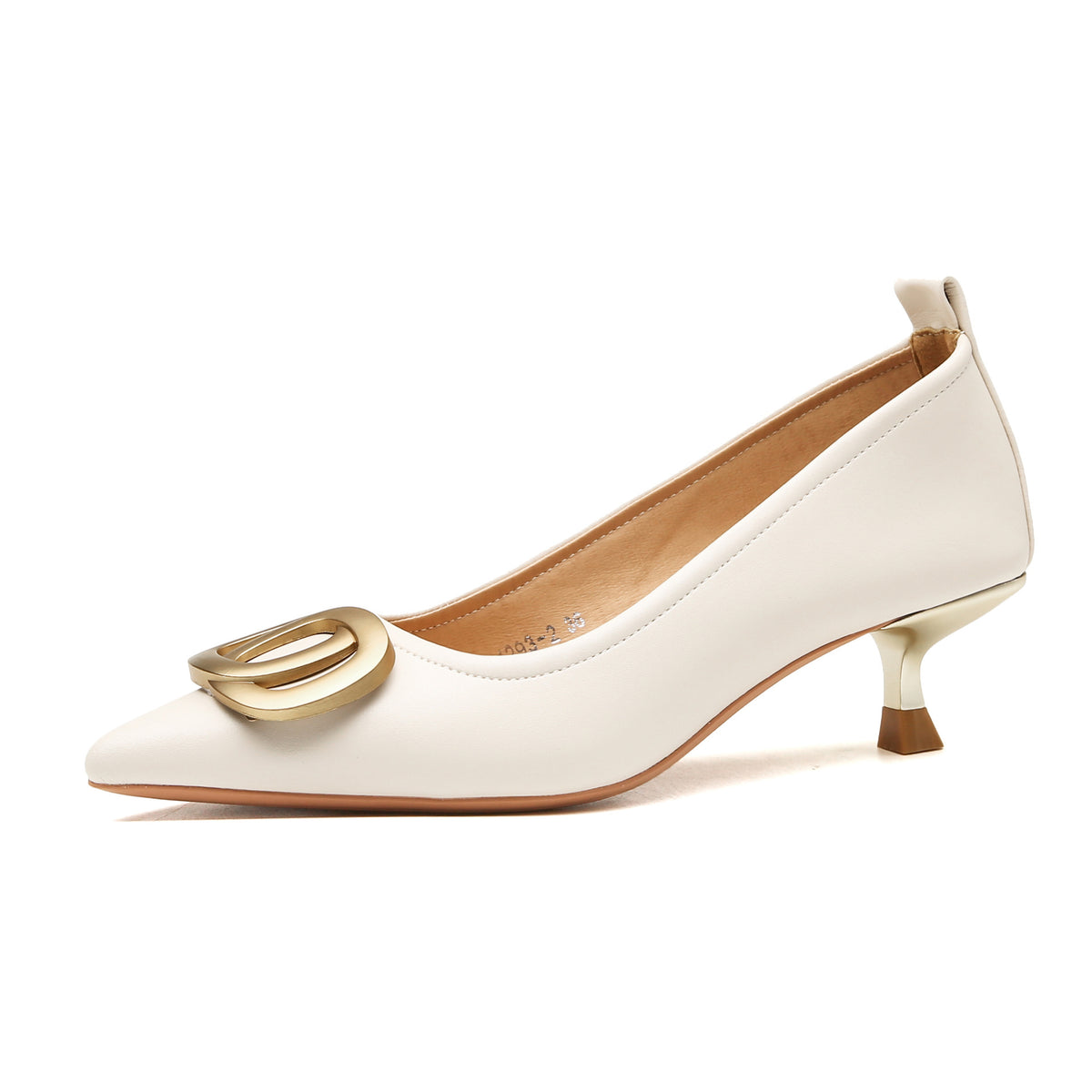 Women's Pointed Stiletto High Commuting Elegant Low-cut French Metal Women's Fashion Shoes