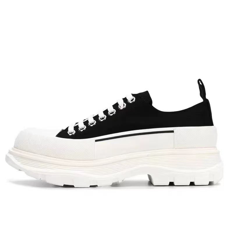 Women's Gao Ding Platform Height Increasing Couple Women's Canvas Shoes