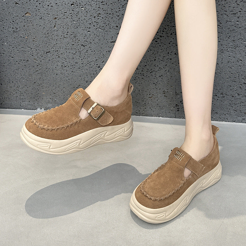 Women's Platform Autumn Chinese Style Small Retro Sneakers