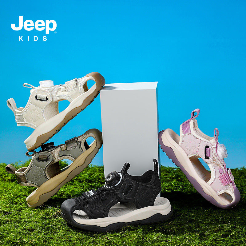 Children's Toe Box Soft Bottom Summer Rotating Kid's Sandals