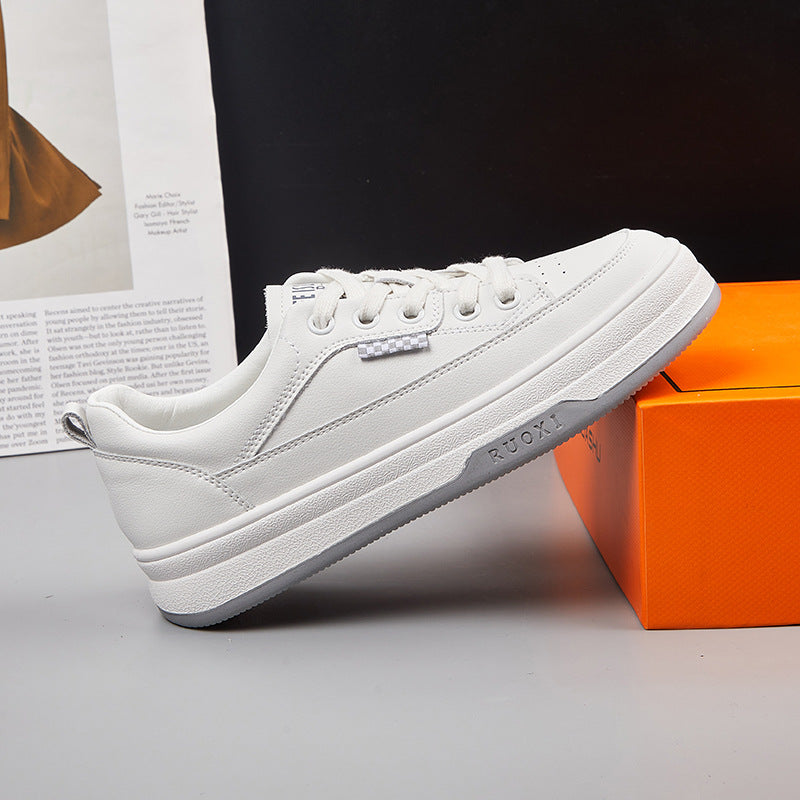 Women's Height Increasing Flat Korean Fashionable Board Sneakers