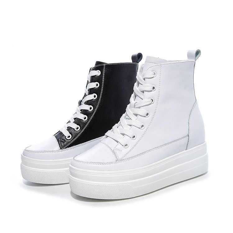 Women's Martin Short Korean Invisible Elevated Muffin Comfortable Women's Casual Shoes