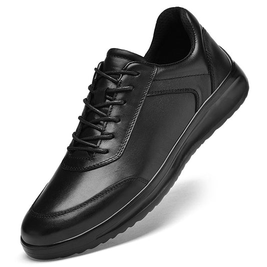 Men's High-grade First Layer Cowhide Comfortable Trendy Lightweight Leather Shoes