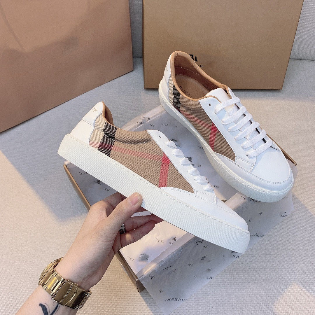 Women's Chain Spring Cloth Contrast Color Board Women's Casual Shoes