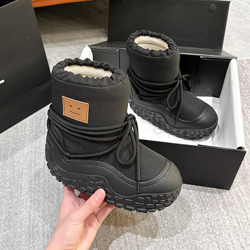 Women's Feet For Winter Thickened Warm Sleeve Cotton Boots