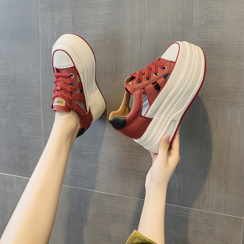 Women's Small Summer Platform Wedge Hidden Fashion Casual Shoes