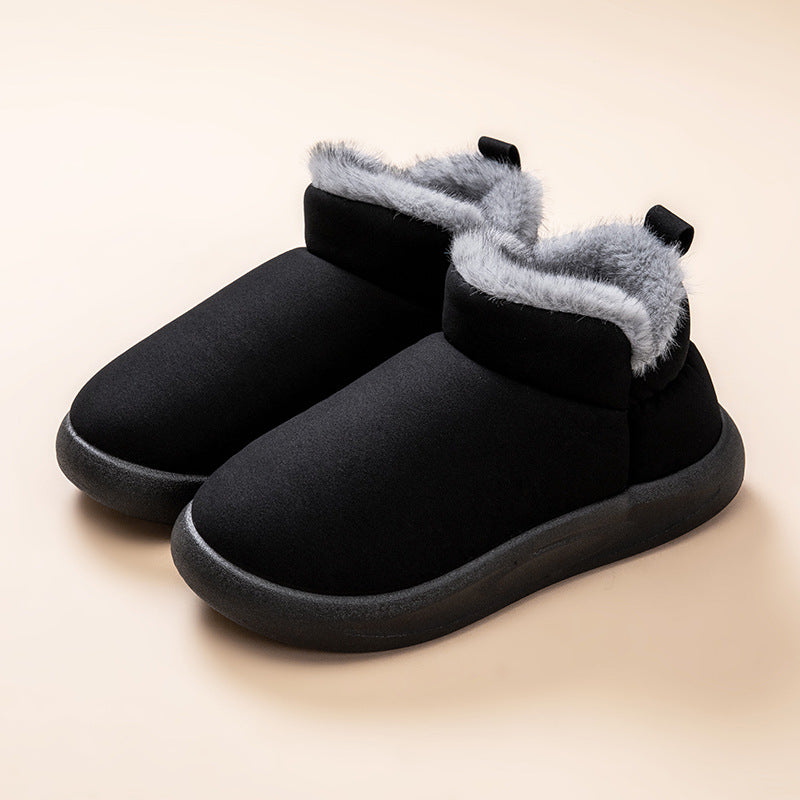 Women's & Men's Thickened Cotton Indoor Home Warm Keeping Women's Shoes