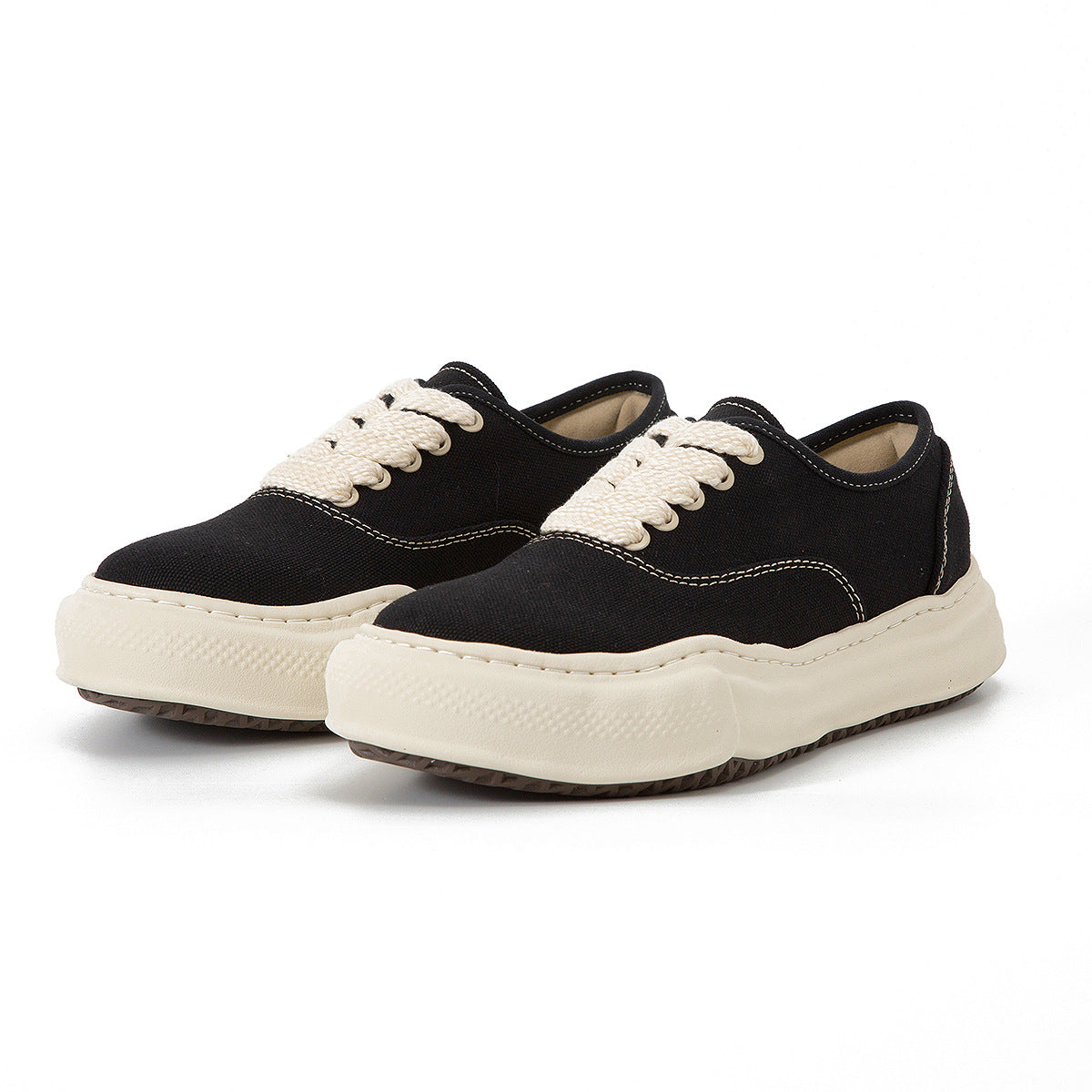 Women's & Men's Irregular Dissoed Sole Washing Trendy Thick Men's Board Shoes