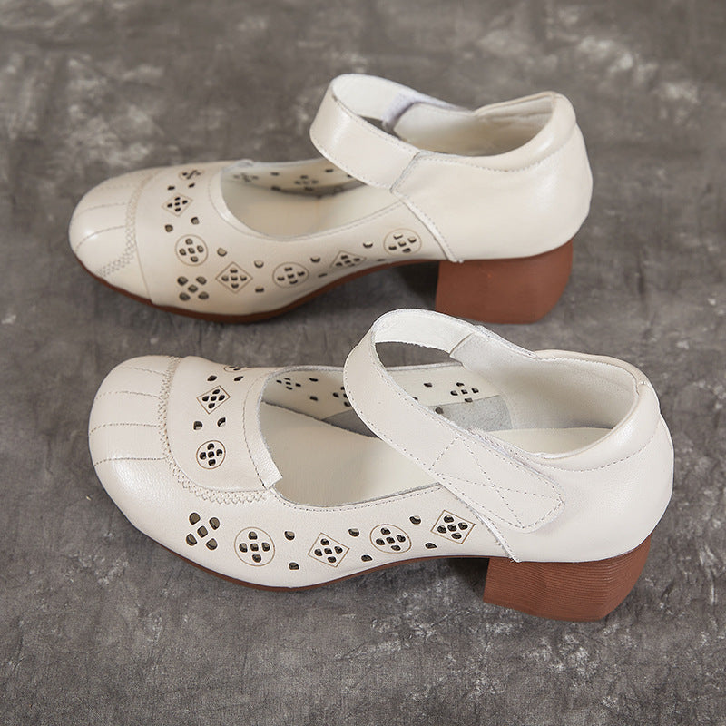 Women's Spring Hole Chunky Soft Sole Breathable Sandals