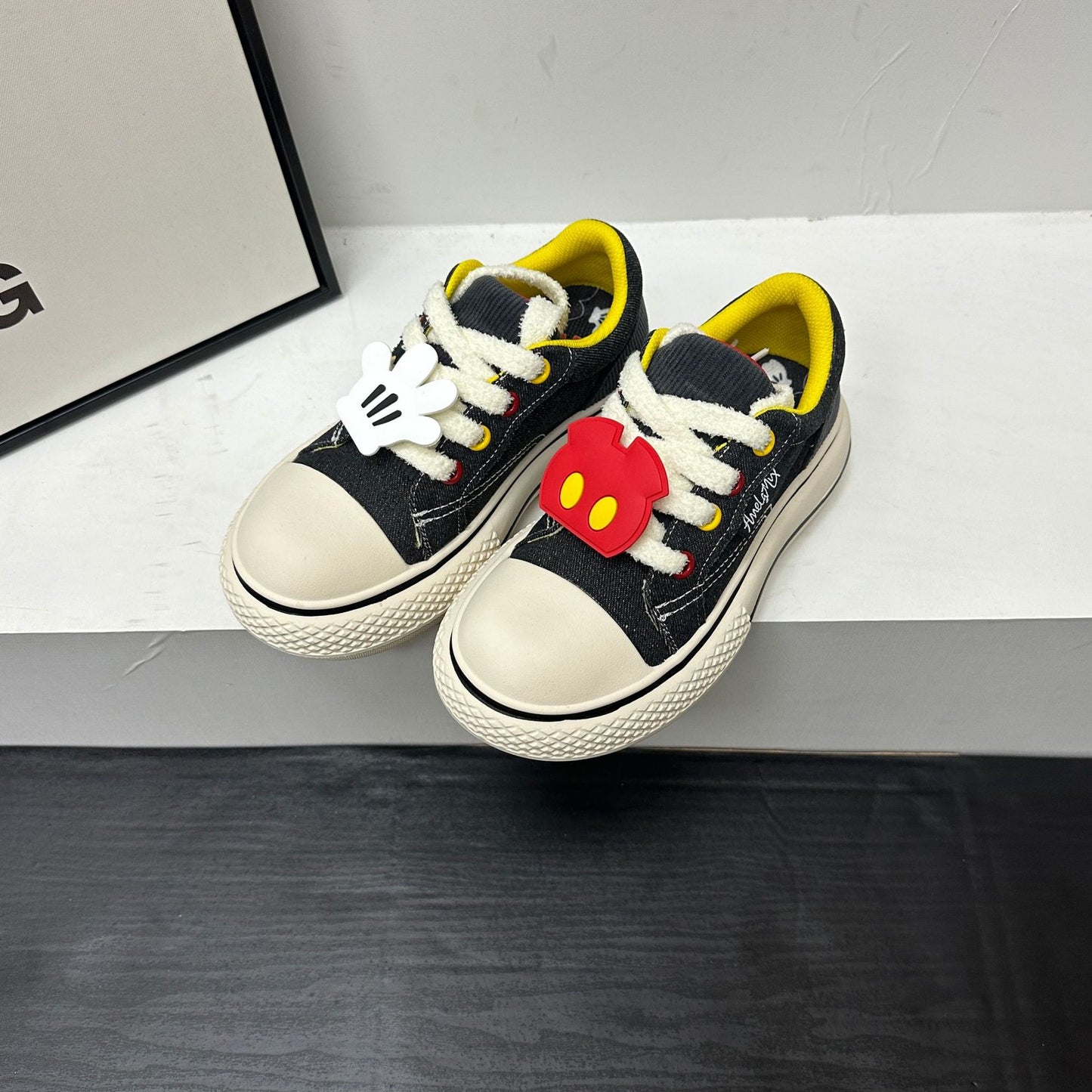 Men's & Women's National Fashion Big Head Mickey Versatile Ugly Cute Women's Casual Shoes