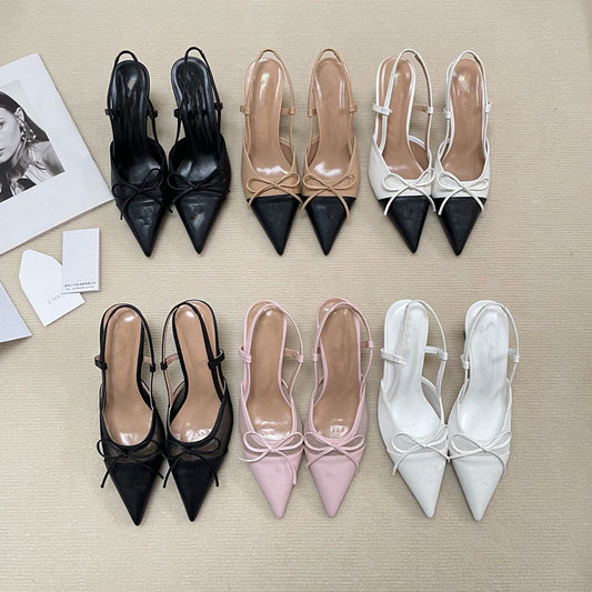 Women's Classic Style Toe Box Spring Stiletto High Heeled Sandals