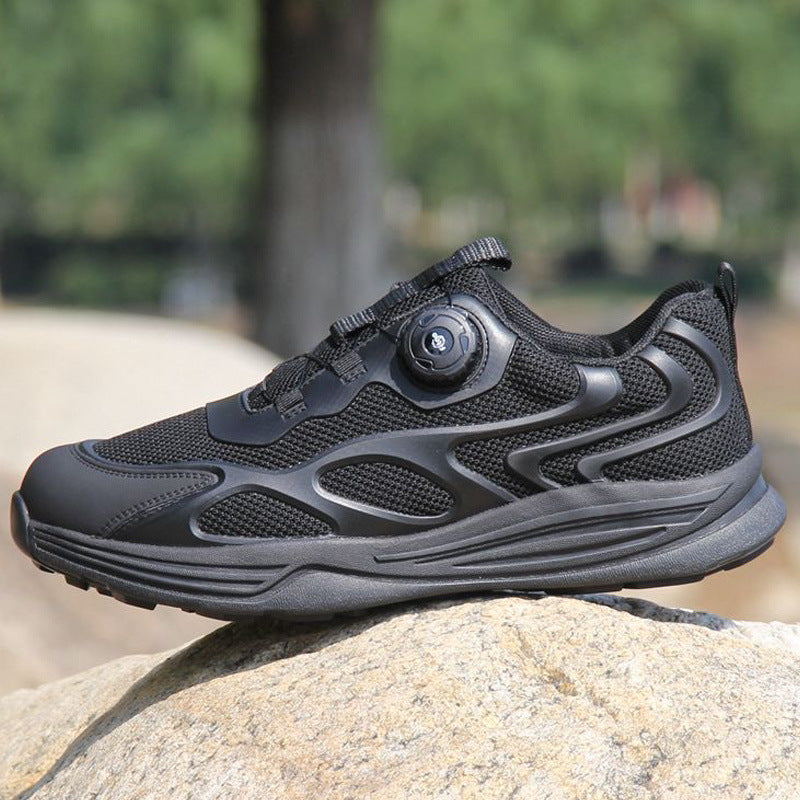 Training Summer Physical Fitness Automatic Buckle Men's Sports Shoes
