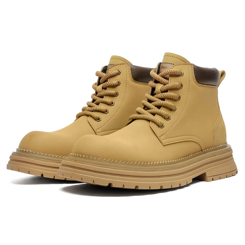 Men's Style Worker Big Head Can't Break Martin Retro Boots