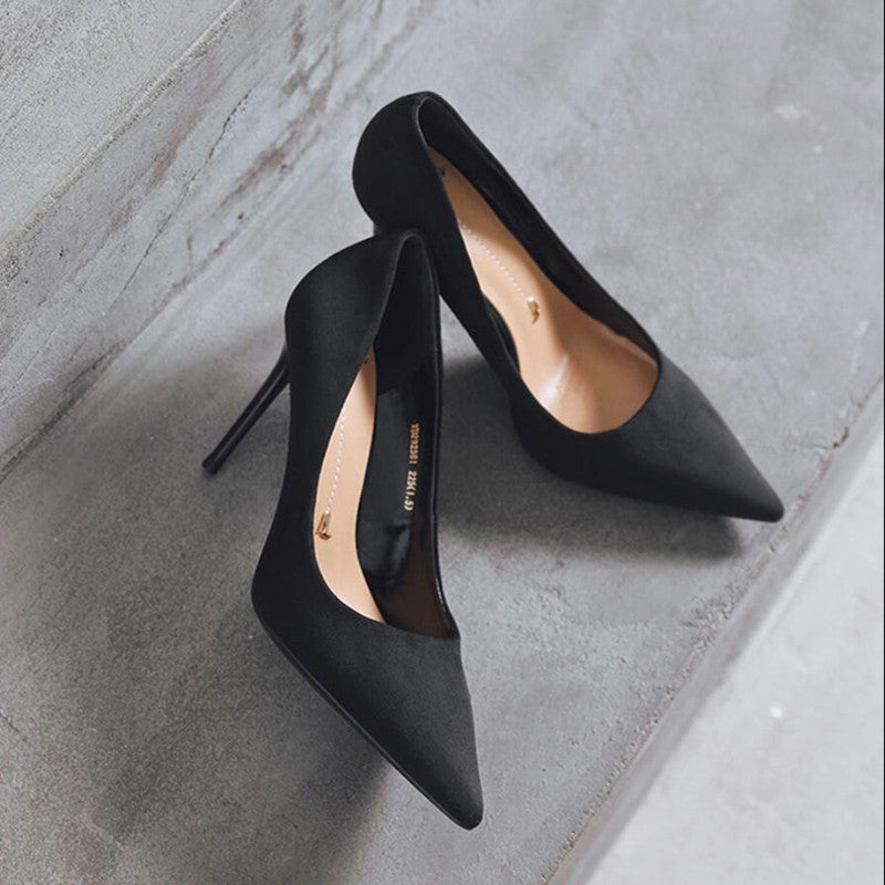 Women's Professional Super High Shallow Mouth Stiletto Women's Fashion Shoes