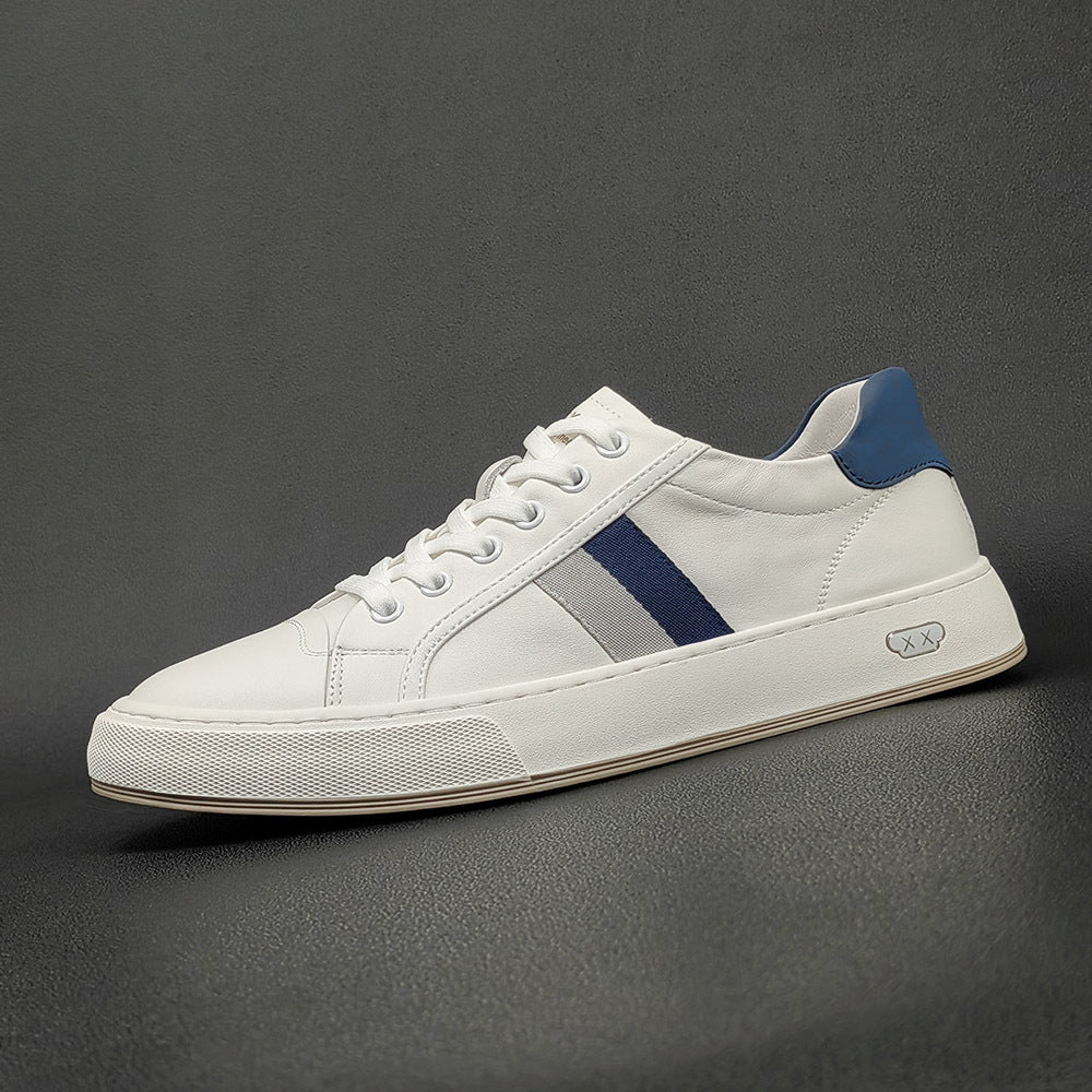 Men's Light Luxury Korean Style White Trendy Versatile Fashion Men's Board Shoes