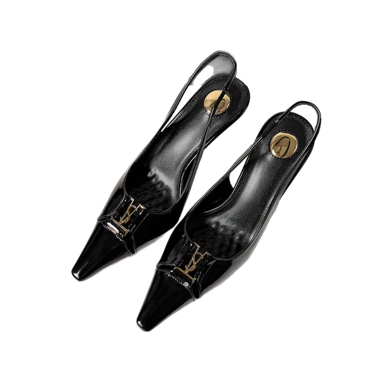 Women's Small Square Stiletto Outer Wear Sexy Back Heels